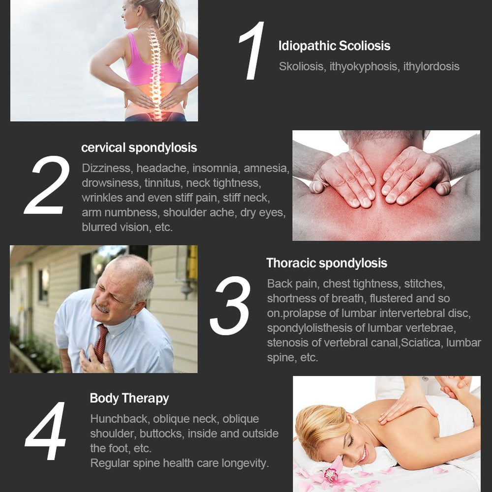 ZJchao massager with four replaceable heads for broader back coverage.