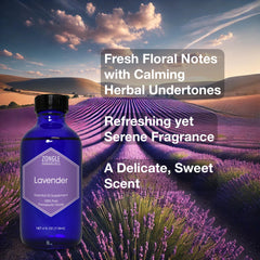 Zongle Therapeutics lavender oil drops added to a beverage.