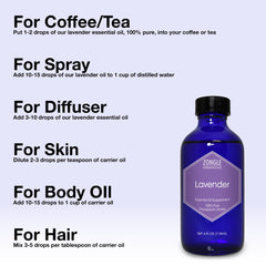 Zongle Therapeutics lavender oil skincare bottle for soothing routines.