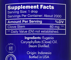 Zongle Therapeutics clove oil bottle with dropper for precise dilution