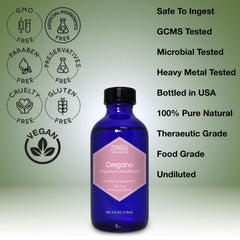 Zongle Therapeutics oregano oil drops on a spoon highlight versatile flavoring