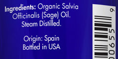 Zongle Therapeutics Sage Oil ready for diffuser use and calming ambiance.