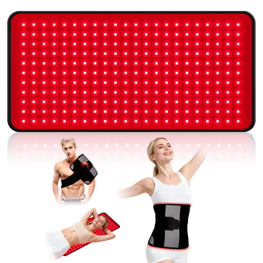 ZonGym red light therapy pad front view showing wide surface for full-body coverage.