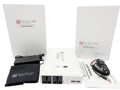 Not FAA compliant; designed for indoor backup use with CPAP devices.