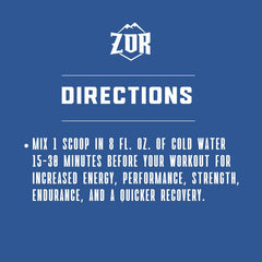 ZOR Snow citrulline malate enhances pumps and blood flow.