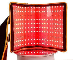 ZorMu red light therapy belt front view for targeted abdominal support and potential contouring