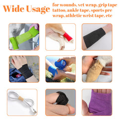 ZOVAREGE breathable porous fabric bandage wrap for comfortable wear