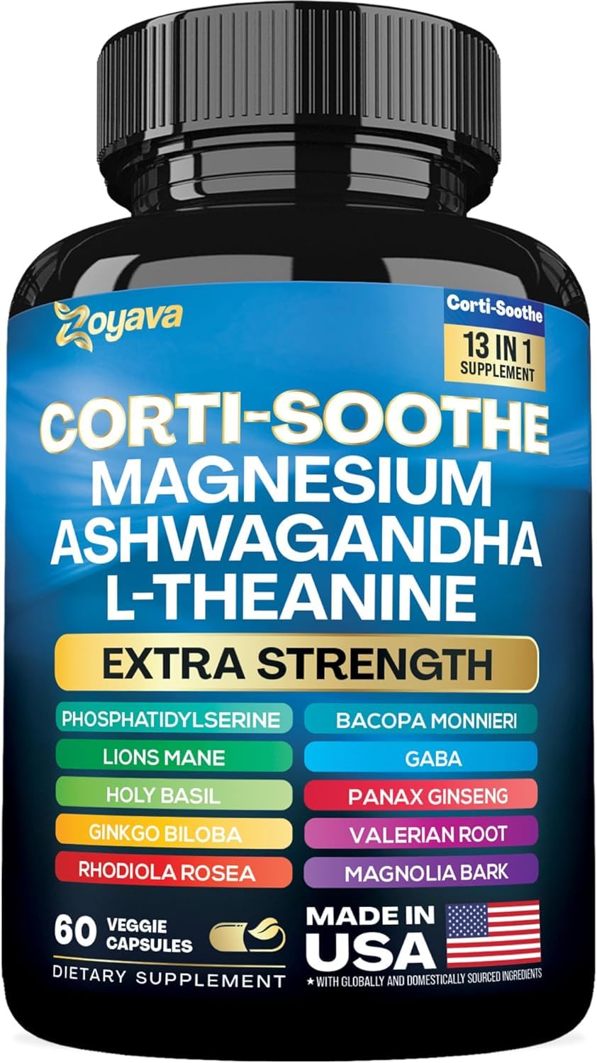 Zoyava Corti-Soothe during meditation for calm focus.