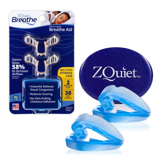 ZQuiet mouthpiece size 1 for comfortable jaw support during sleep