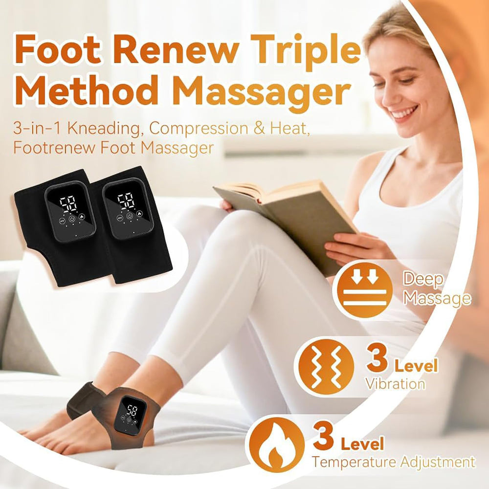 Close-up of Soleva massager kneading nodes delivering deep tissue comfort.