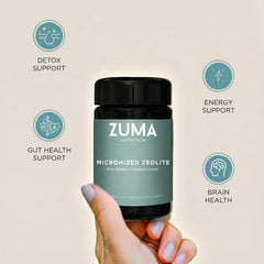 Zuma Nutrition mineral blend with ocean minerals and fulvic acid for daily nourishment.