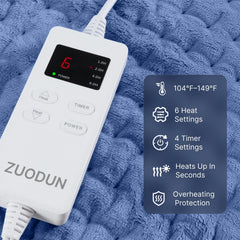 ZUODUN Wrap-around design provides versatile back and shoulder relief