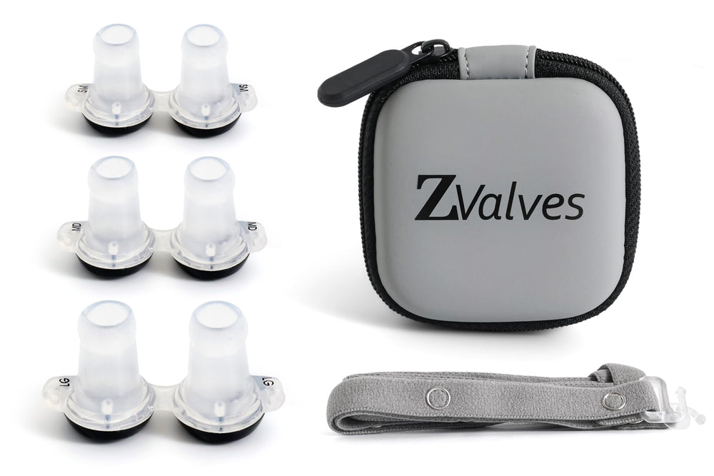 ZValves patented micro-valves respond to exhalation to keep airways open.
