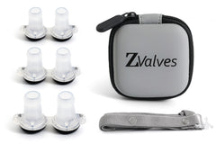 ZValves patented micro-valves respond to exhalation to keep airways open.