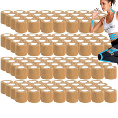 Zwealthygift 45-pack bandage wrap box demonstrates bulk value for on-the-go injuries.