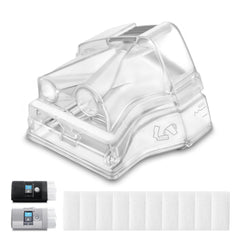 ZYG replacement water chamber for AirSense 10 with 380ml capacity.