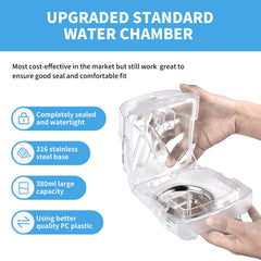 ZYG water chamber sealed design helps prevent leaks during use.