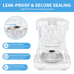 ZYG water chamber with wide opening simplifies cleaning and maintenance