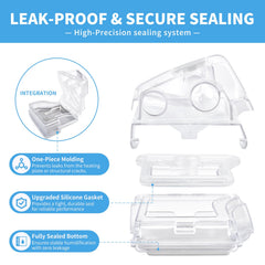 Wide opening enables easy hand washing and quick maintenance.