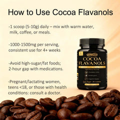 ZYGCDZ epicatechin-rich cocoa powder bag highlighting potency