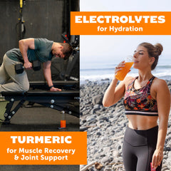 ZYN Electrolyte Drink Mix with turmeric for joint and gut support