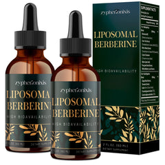 Zypherionixis liposomal berberine drops bottle for easy daily dosing