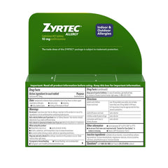 Zyrtec for kids 6 and older shown with age-appropriate use.