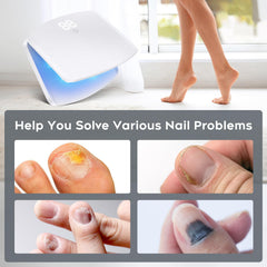 ZZP Nail Fungus Light Device compact design fits on shelf