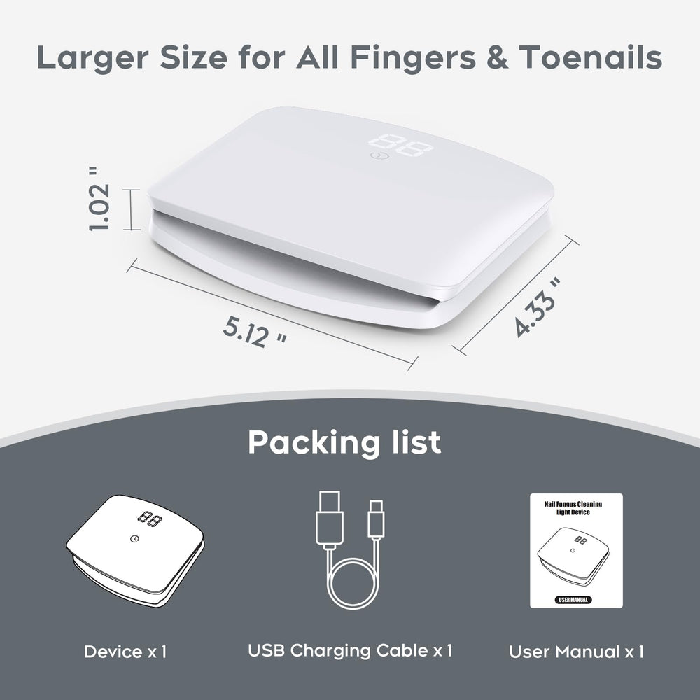 ZZP Nail Fungus Light Device easy switch enables quick power on
