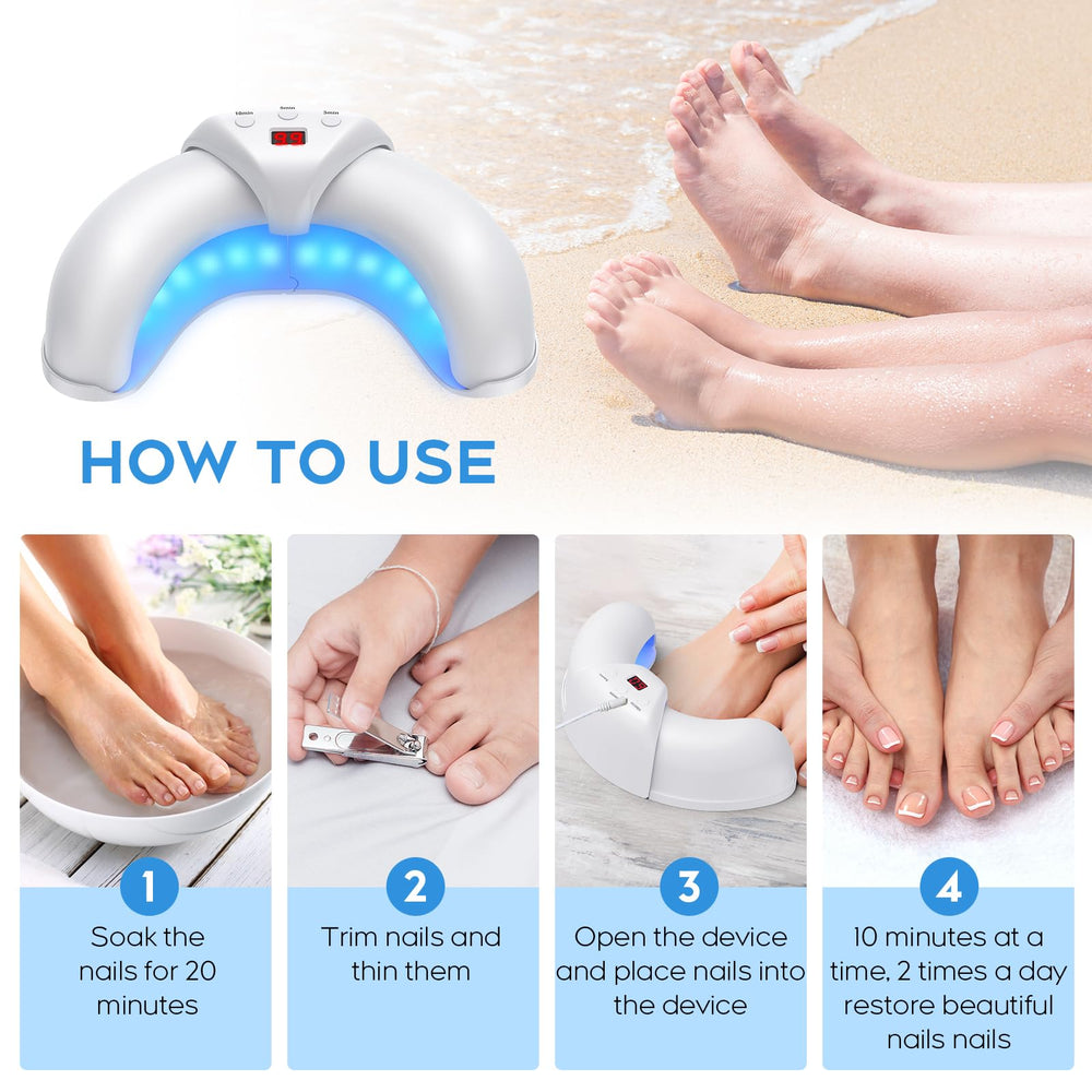 ZZP New Nail Fungus Device compact travel-ready design.
