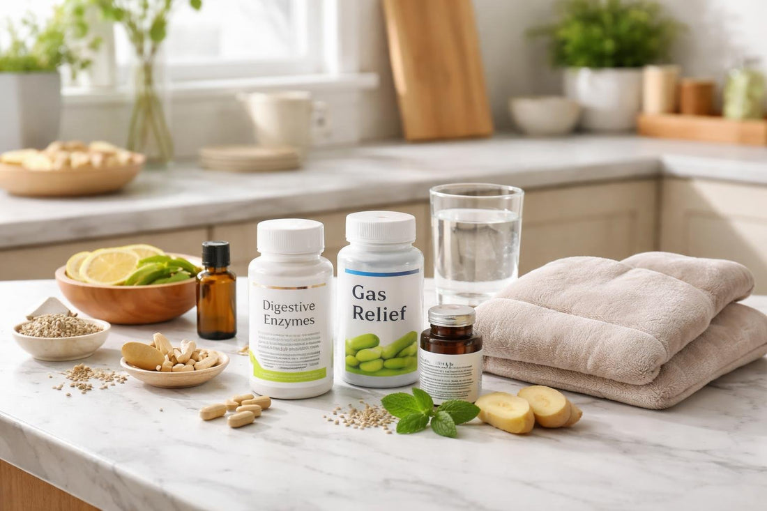 Beginner guide to abdominal gas relief options
