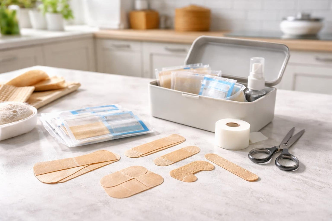 Assorted adhesive bandages essentials for everyday cuts and scrapes