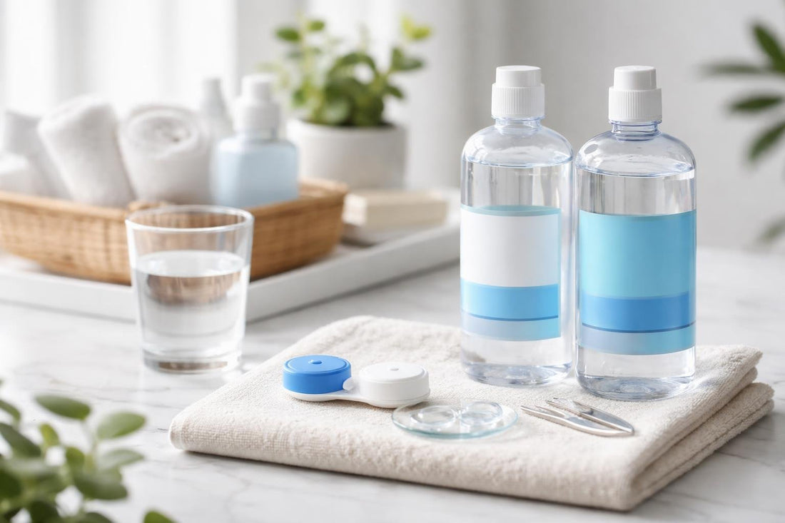 Affordable contact lens soaking solutions for overnight cleaning
