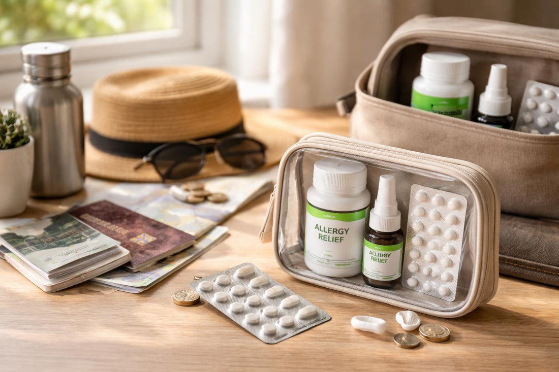 Travel-friendly allergy medicine travel kit UK