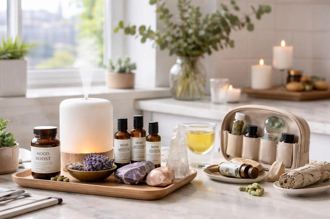 Alternative medicine products for home and travel
