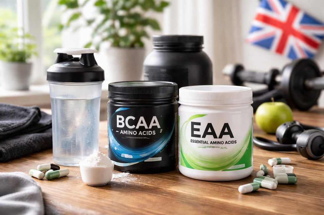 EAA and BCAA amino acids guide for UK beginners