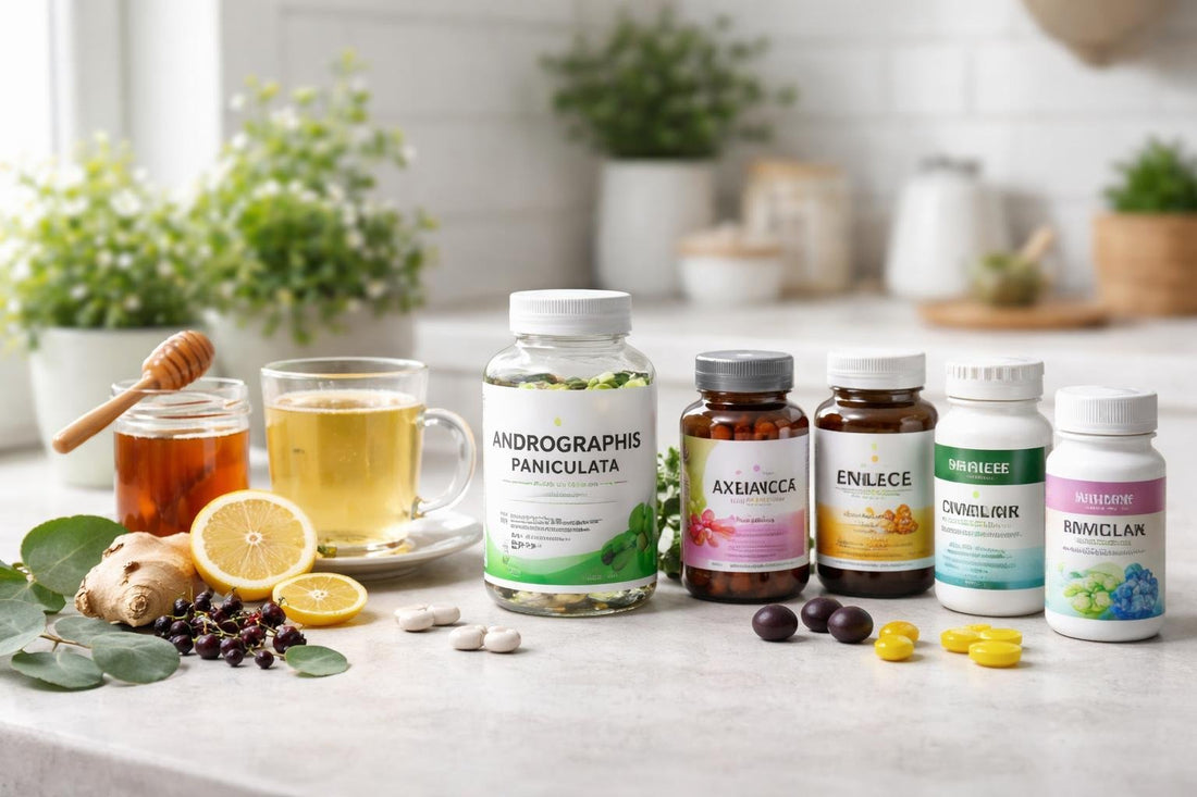 Andrographis supplements and winter wellness items