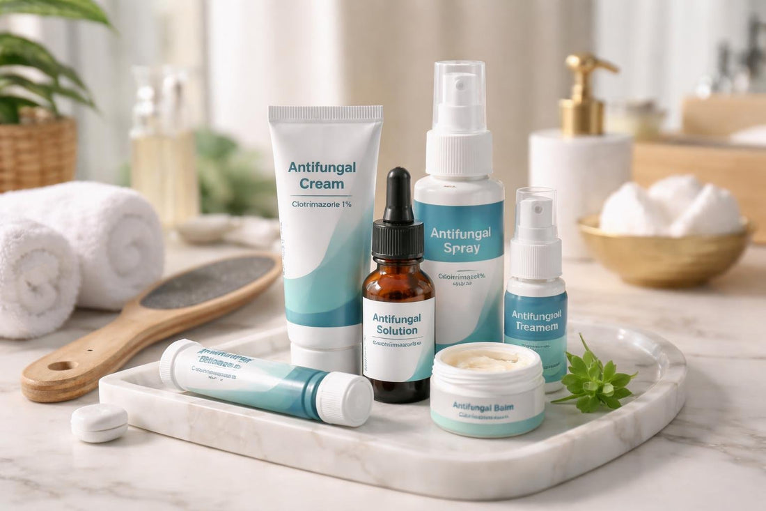 Beginner choosing antifungal medicine for skin and nail care