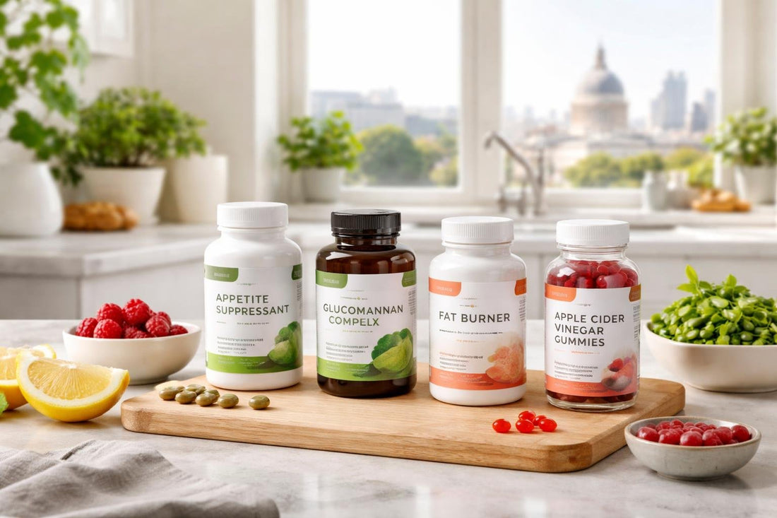 assortment of appetite control supplements in London