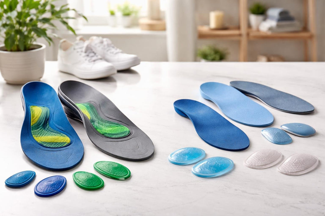 vs of arch support insoles for flat feet