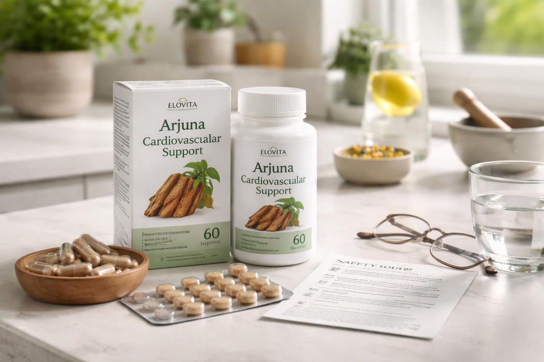 Arjuna cardiovascular supplement pack and safety guide