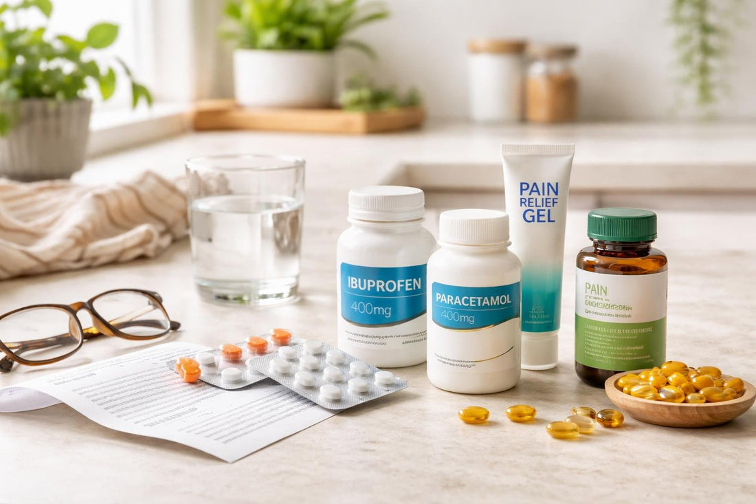 UK arthritis pain relief medicines by level guide