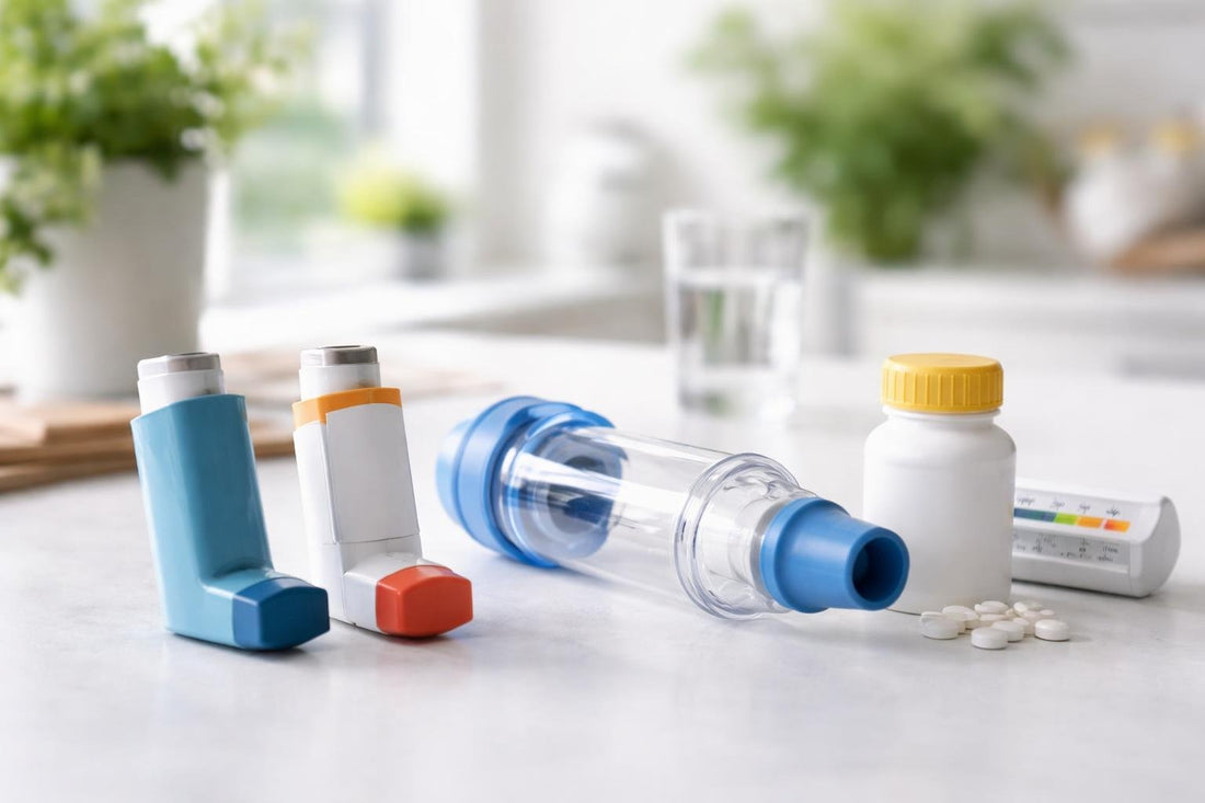 Asthma inhaler and spacer essentials kit for Scotland