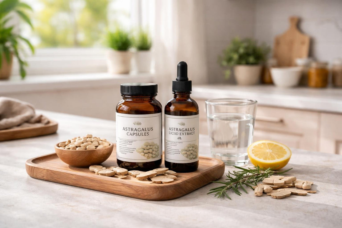 Astragalus root herbal supplements for seasonal wellness routine