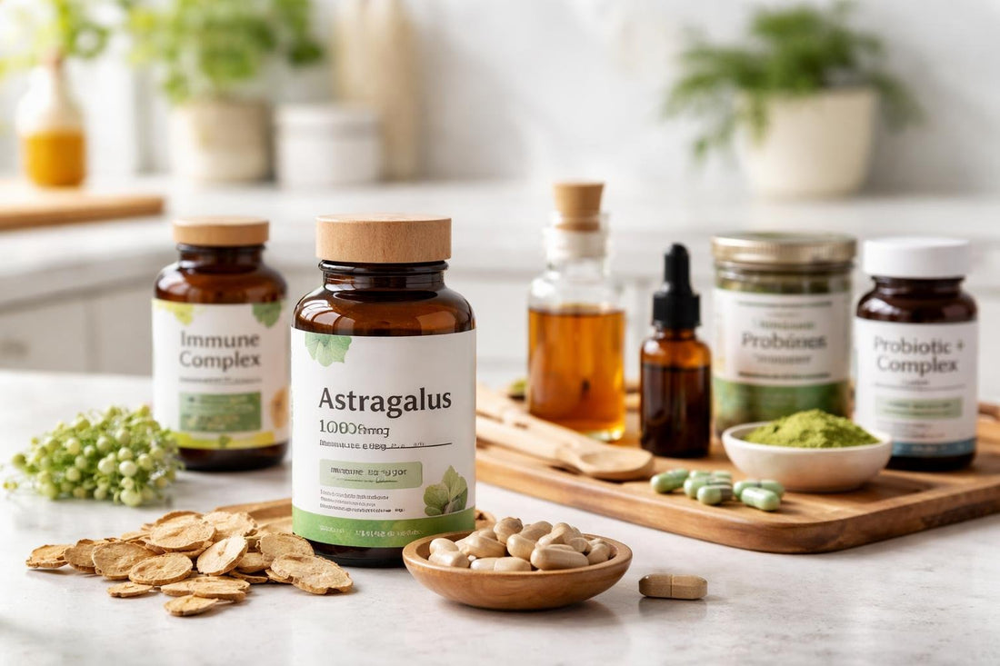 Astragalus supplements for senior immune support