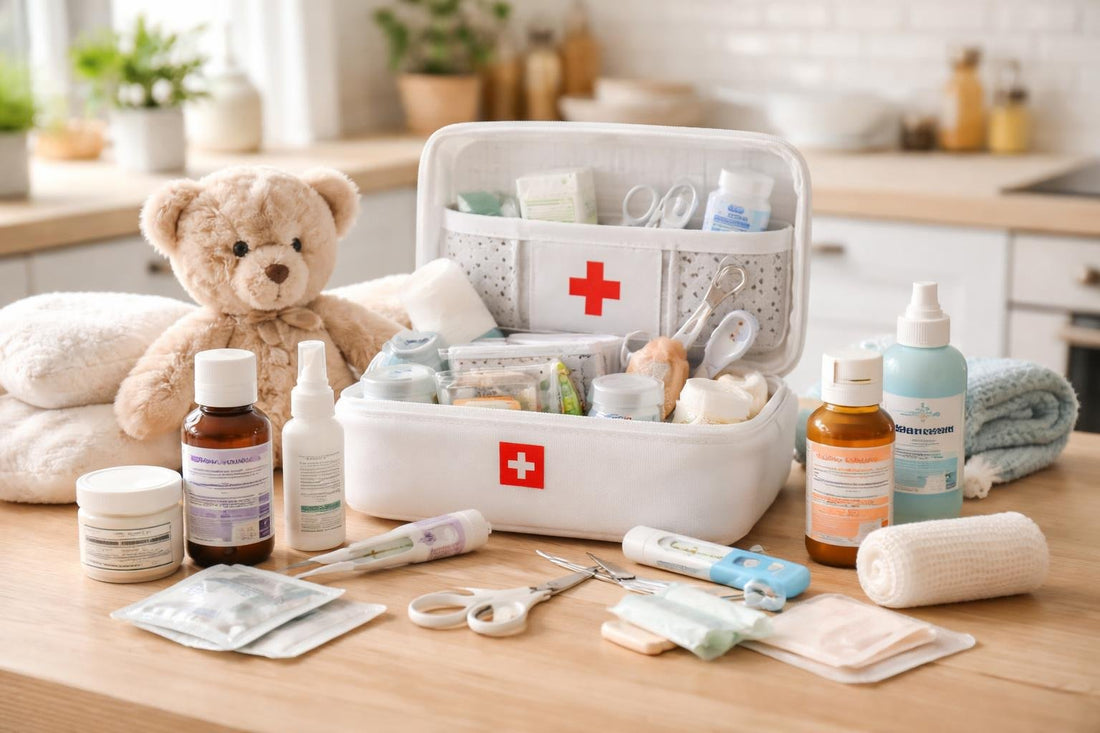 Budget baby and child first aid kit essentials at home