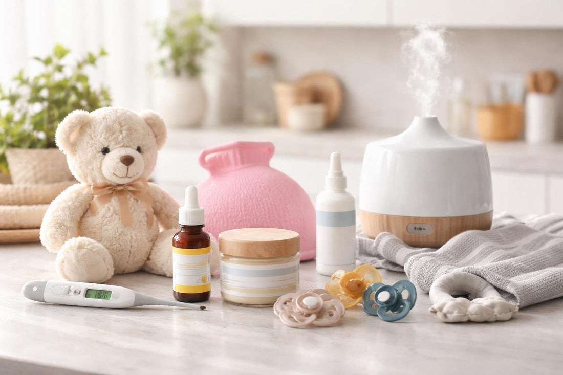 Newborn comfort products and pain relief essentials
