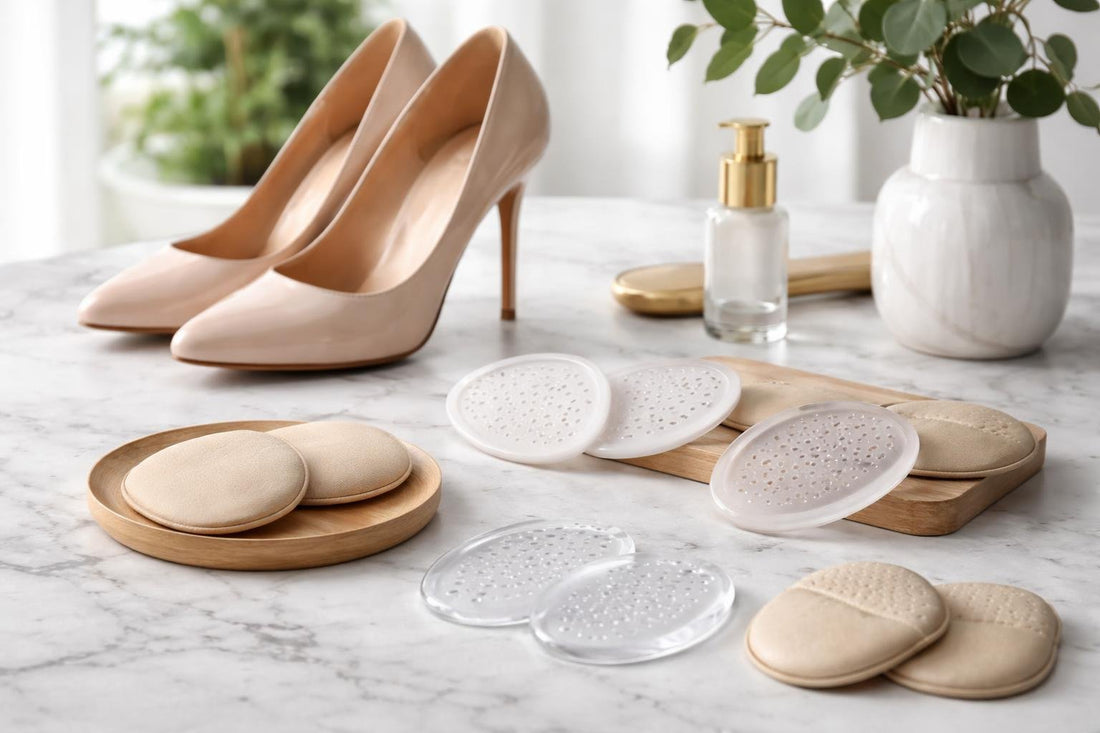 ball of foot cushions for high heels close-up