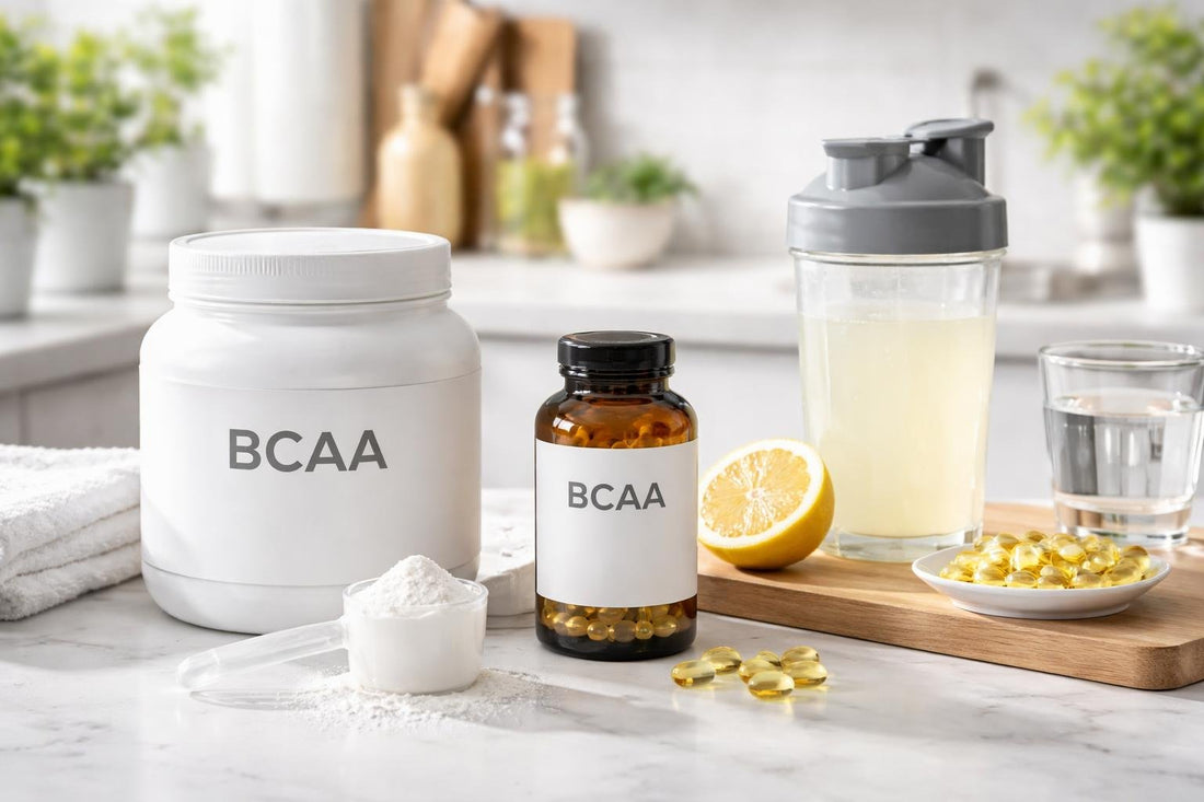 BCAA powders and softgels for beginners