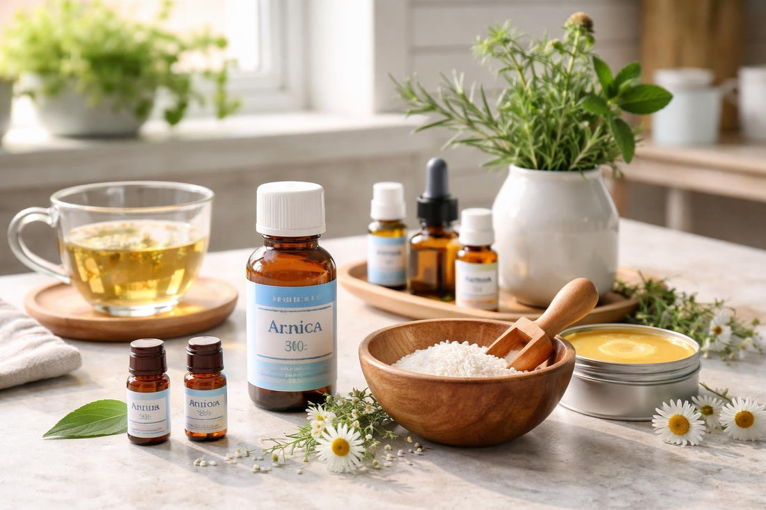 Beginner homeopathic remedies for everyday aches and strains